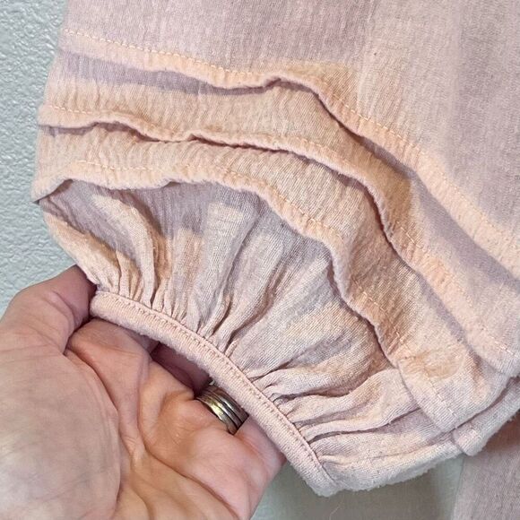 Free People FP Beach Shell Pink Kaftan Maxi Summer Beach Dress Women’s XS - Picture 4 of 11